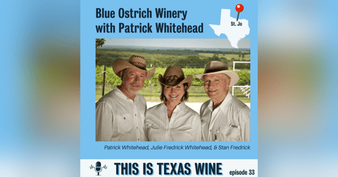 Patrick Whitehead of Blue Ostrich Winery Patrick Whitehead of Blue Ostrich Winery