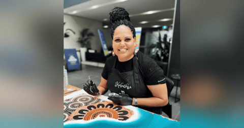 Healing through art and traditional talking circles with Aboriginal Art Therapist Kabushka Ngemba Healing through art and traditional talking circles with Aboriginal Art Therapist Kabushka Ngemba