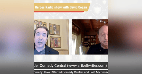 Art Bell Founder of Comedy Central, Author Constant Comedy book Art Bell Founder of Comedy Central, Author Constant Comedy book