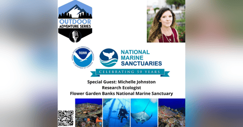 Michelle Johnston, Research Ecologist at the Flower Garden Banks National Marine Sanctuary Michelle Johnston, Research Ecologist at the Flower Garden Banks National Marine Sanctuary
