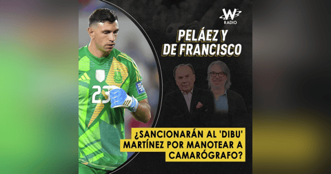 ¿Sancionarán al 'Dibu' Martínez por manotear a camarógrafo? ¿Sancionarán al 'Dibu' Martínez por manotear a camarógrafo?