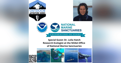 Dr. Leila Hatch, Research Ecologist at the NOAA Office of National Marine Sanctuaries Dr. Leila Hatch, Research Ecologist at the NOAA Office of National Marine Sanctuaries