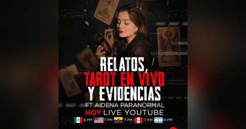 Relatos REALES y Tarot en Vivo con Aidena Paranormal | NoEsNormal.Tv Relatos REALES y Tarot en Vivo con Aidena Paranormal | NoEsNormal.Tv