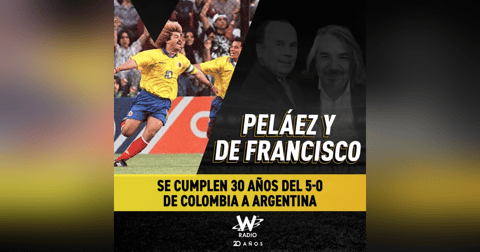 Se cumplen 30 años del 5-0 de Colombia a Argentina Se cumplen 30 años del 5-0 de Colombia a Argentina