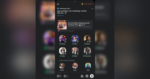 ๐ pga: posting is not marketing... market like this with Favour Obasi-ike | clubhouse audio ๐ ๐ pga: posting is not marketing... market like this with Favour Obasi-ike | clubhouse audio ๐