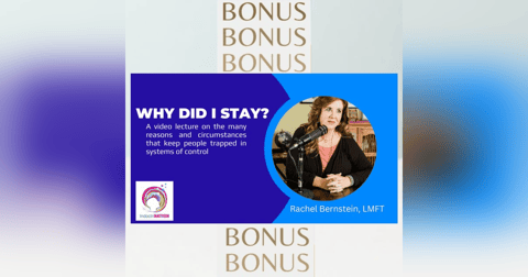 BONUS EPISODE PREVIEW: Why Did I Stay? Rachel Bernstein on Leaving High Control Groups BONUS EPISODE PREVIEW: Why Did I Stay? Rachel Bernstein on Leaving High Control Groups