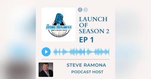 Launch of Season 2 of Doing Business with a Servant's Heart Launch of Season 2 of Doing Business with a Servant's Heart