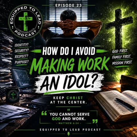 Ep 23 - How Do I Avoid Making Work An Idol?