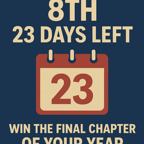 DECEMBER 8TH: 23 Days Left — Turning Holiday Depression Into Year-End Power