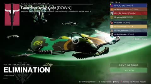 Destiny 2: Tuesday Night Scrimms