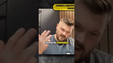 Entrepreneurship is over hyped. #lifelessons