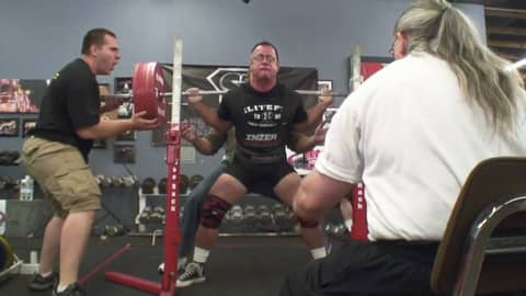 Team Super Training: Greg Buffington Squats @ USPF Sac Open 2009