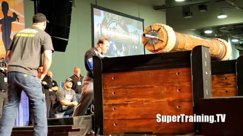 Shaw and Poundstone Log Press - 2012 Arnold | RetroPL