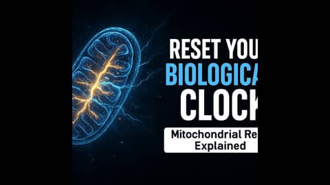 How Mitochondrial Repair Resets Your Biological Clock | NAD+, Hormesis & Longevity Science