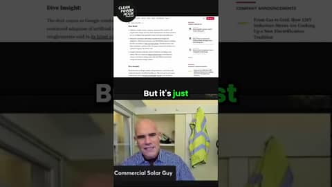 Why Tech Giants Are Now Buying Power Plants #cleanenergy #google #future