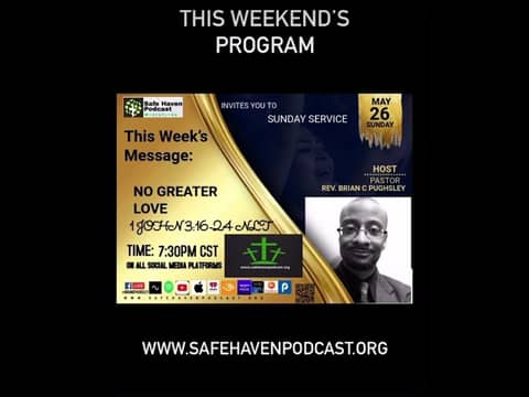 Sunday May 26th Program