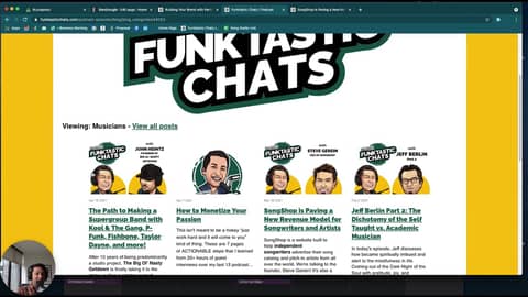 How I made a podcast website using Bandzoogle How I made a podcast website using Bandzoogle