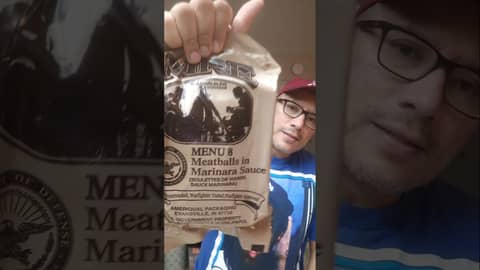 MRE review - Meatballs in Marinara MRE review - Meatballs in Marinara