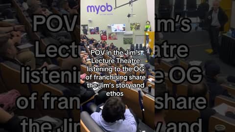 POV in the Jim’s franchisee training experience #jimsgroup #franchise #franchising #smallbusiness