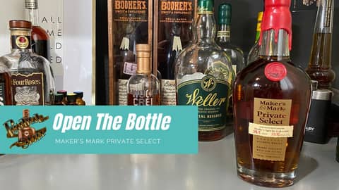 Open the Bottle - Makers Mark Private Select Barrel Finished with Oak Staves Open the Bottle - Makers Mark Private Select Barrel Finished with Oak Staves