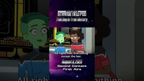 On this day in #startrek history, #startreklowerdecks premiered with Second Contact! #otd #onthisday