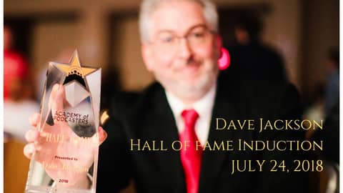 Dave Jackson Academy of Podcasters Hall of Fame Induction