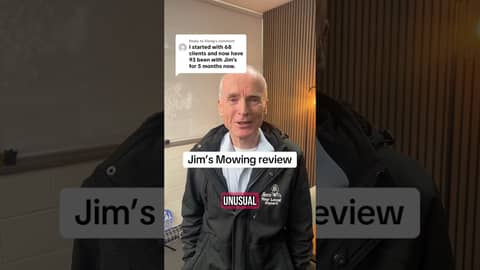 Jim’s Mowing review! #jimsgroup #jimsmowing #franchise #franchising