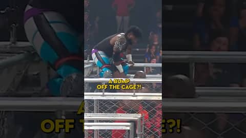 Bobby Lashley Threw Him Off The Top Of The Cage!
