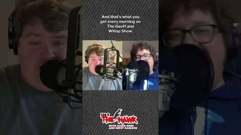 The Geoff and Whisp Show Promo from 108.9 The Hawk #podcast