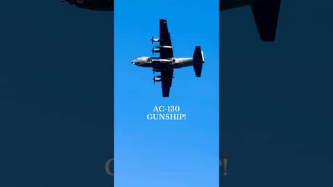 Real life #callofduty moment - inbound #ac130 #gunship