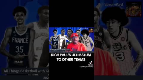 RICH PAUL'S ULTIMATUM TO OTHER TEAMS... #nba #basketball #bronnyjames #richpaul #losangeleslakers