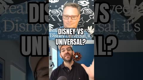 Disney VS Universal? What's the REAL competition in theme parks? #themepark
