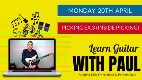 Learn Guitar With Paul Episode Sixteen - Picking Ex.3