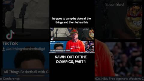 KAWHI OUT OF THE OLYMPICS, PART 1... #nba #basketball #kawhileonard #olympics #losangelesclippers