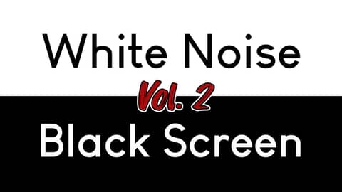 White Noise Black Screen Vol. 2 | Sleep, Study, Focus | 10 Hours