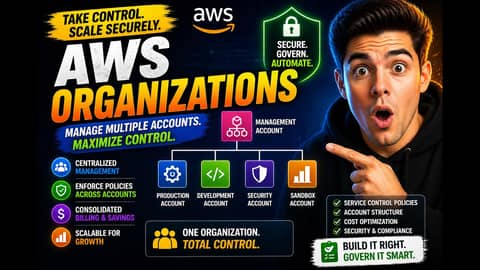 AWS Organizations Explained | Manage Multiple Accounts Like a Pro (Secure & Scale)