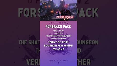 Should You Buy The Forsaken Pack in 2023?