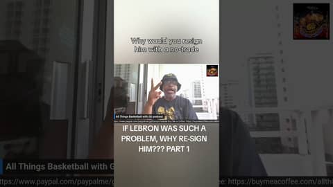 IF LEBRON WAS SUCH A PROBLEM THEN WHY RE-SIGN HIM? PART 1... #nba #basketball #lebronjames IF LEBRON WAS SUCH A PROBLEM THEN WHY RE-SIGN HIM? PART 1... #nba #basketball #lebronjames