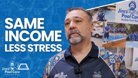 Same Income, Less Stress: Life After Corporate with a Jim's Pool Care franchise