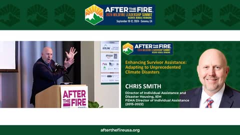 Day 1: KEYNOTE: Enhancing Survivor Assistance - Adapting to Unprecedented Climate Disasters