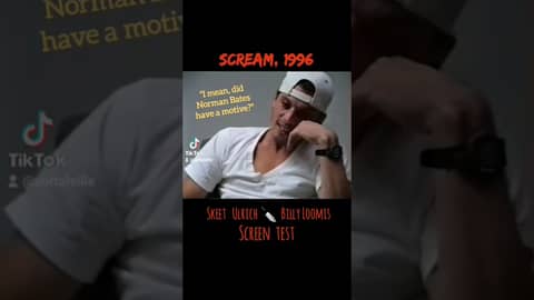 #skeetulrich  #behindthescenes on Scream! #movie