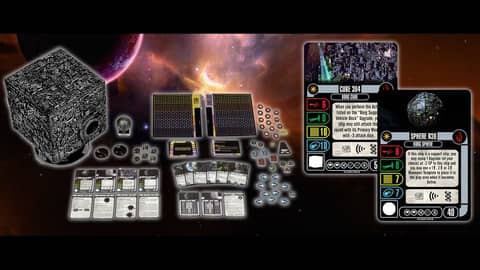 Borg Cube with Sphere Port