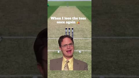 The immense disappointment at losing the toss on a surface like this is very real 🏏