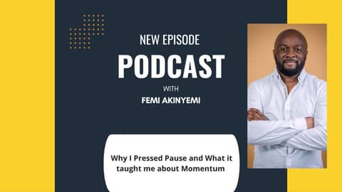 Why I Pressed Pause and what it taught me about Momentun