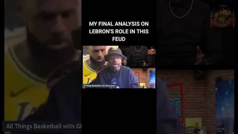 FINAL ANALYSIS ON LEBRON'S ROLE IN THE FEUD... #nba #basketball #lebronjames #stephenasmith #podcast