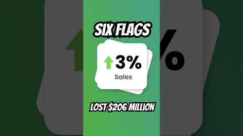 Despite Losing $206 Million Last Quarter, Six Flags is heading in the right direction #sixflags