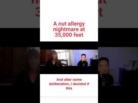 A nut allergy nightmare at 35,000 feet #shorts