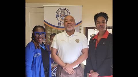 Ep 28  Conversations with Karen and Cat with Gwinnett Sheriff Keybo Taylor