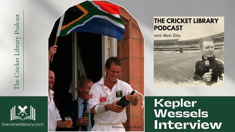 Kepler Wessels Special Guest On The Cricket Library Podcast