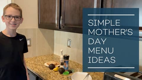 Mother's Day Gift Menu